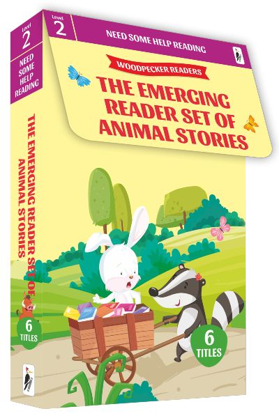 Woodpecker Readers Level 2: The Emerging Reader Set Of Animal Stories (6 Vol. Box Set)
