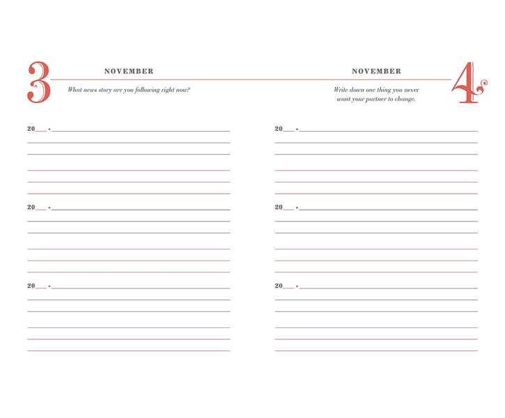 Our Q&A a Day: 3-Year Journal for 2 People image 4